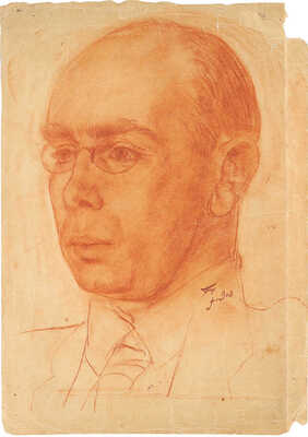 Гринберг Владимир Ариевич. Мужской портрет. Мастерская А.Е. Яковлева